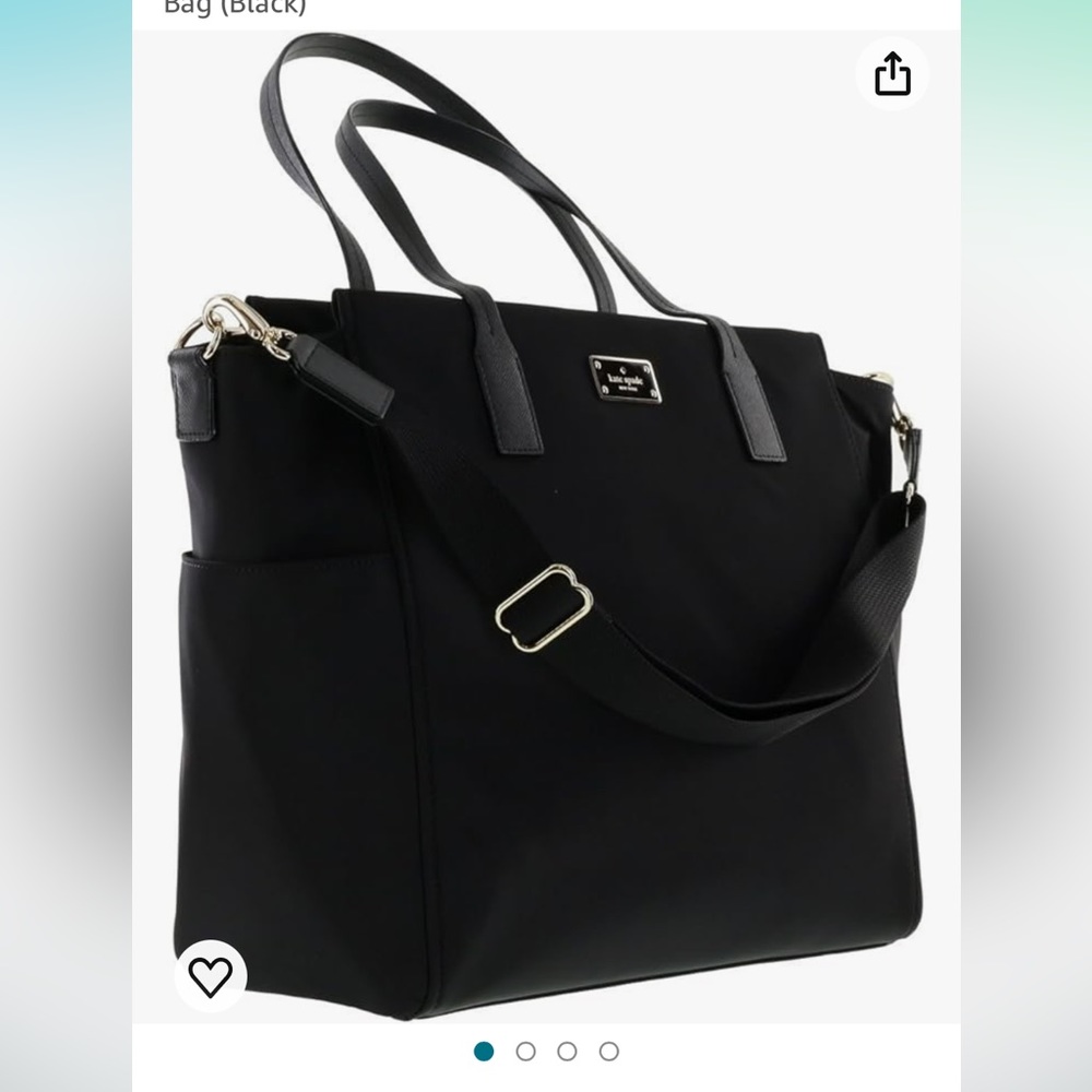 Kate Spade black diaper bag